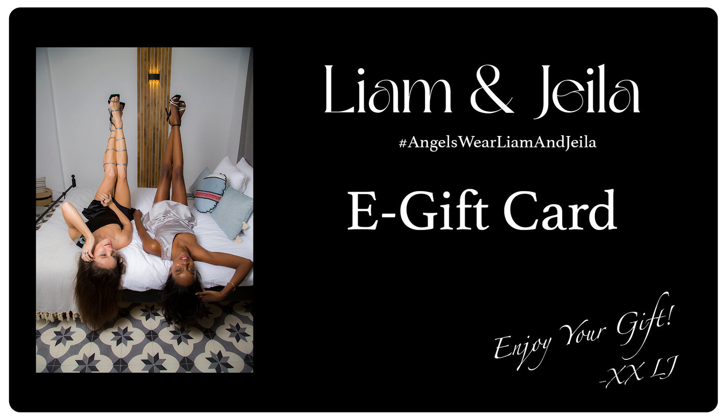Liam & Jeila Gift Cards – Give the Gift of Sparkle