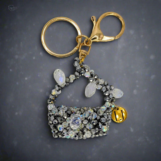 Starlight Crystal Beaded Charm Bag