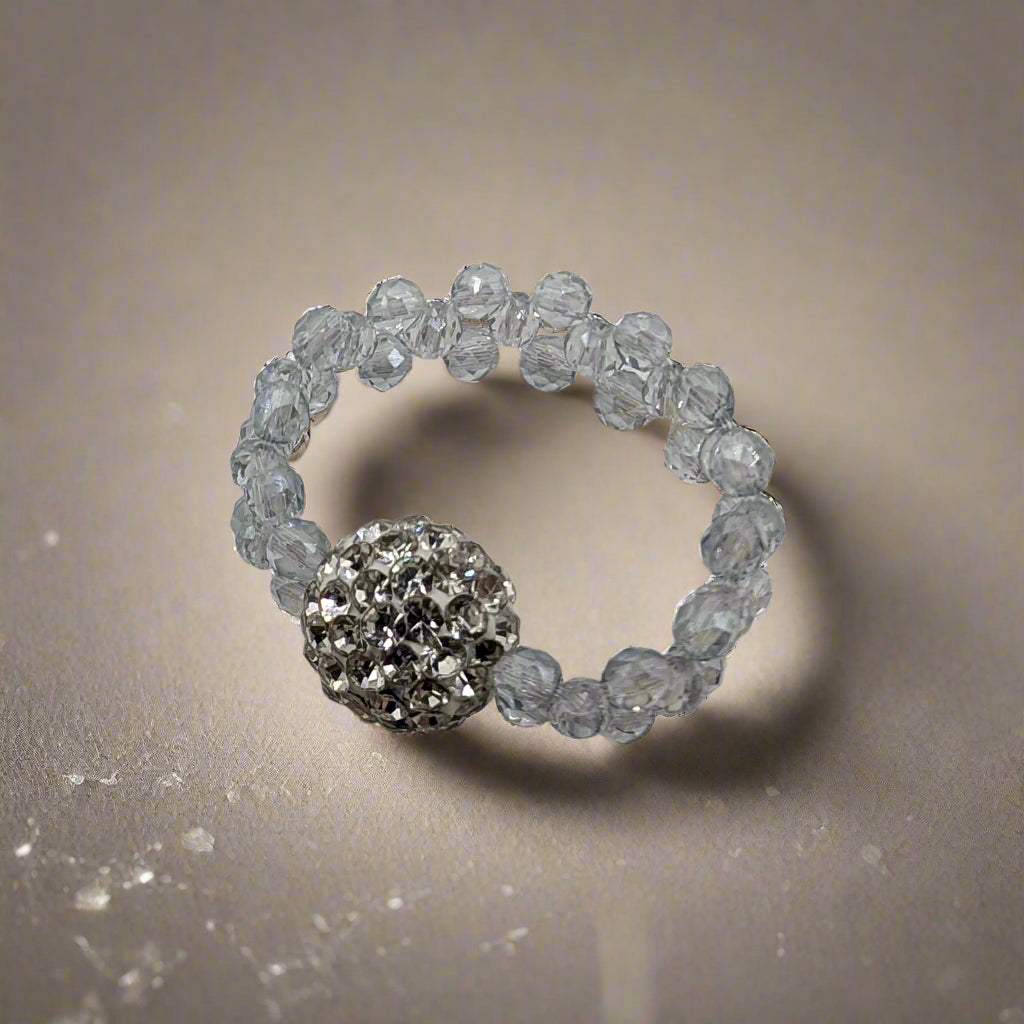 Crystal Starlight Beaded Ring