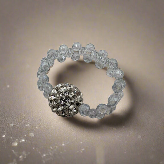 Crystal Starlight Beaded Ring