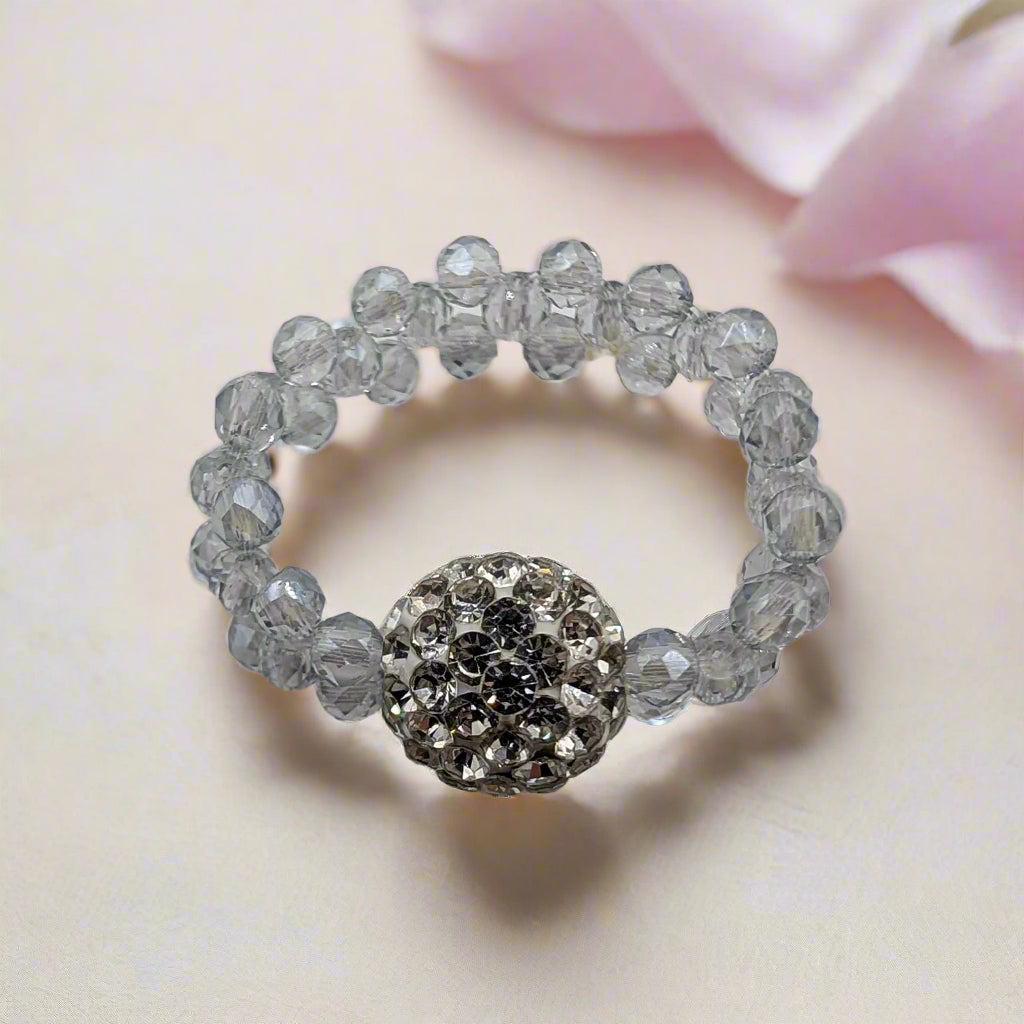 Crystal Starlight Beaded Ring