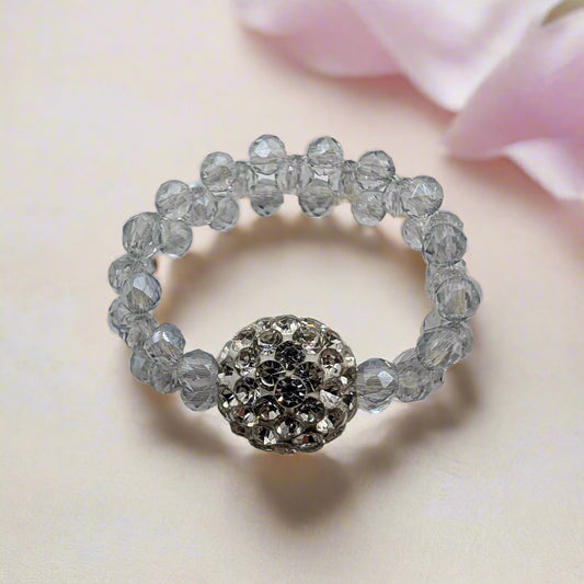 Crystal Starlight Beaded Ring