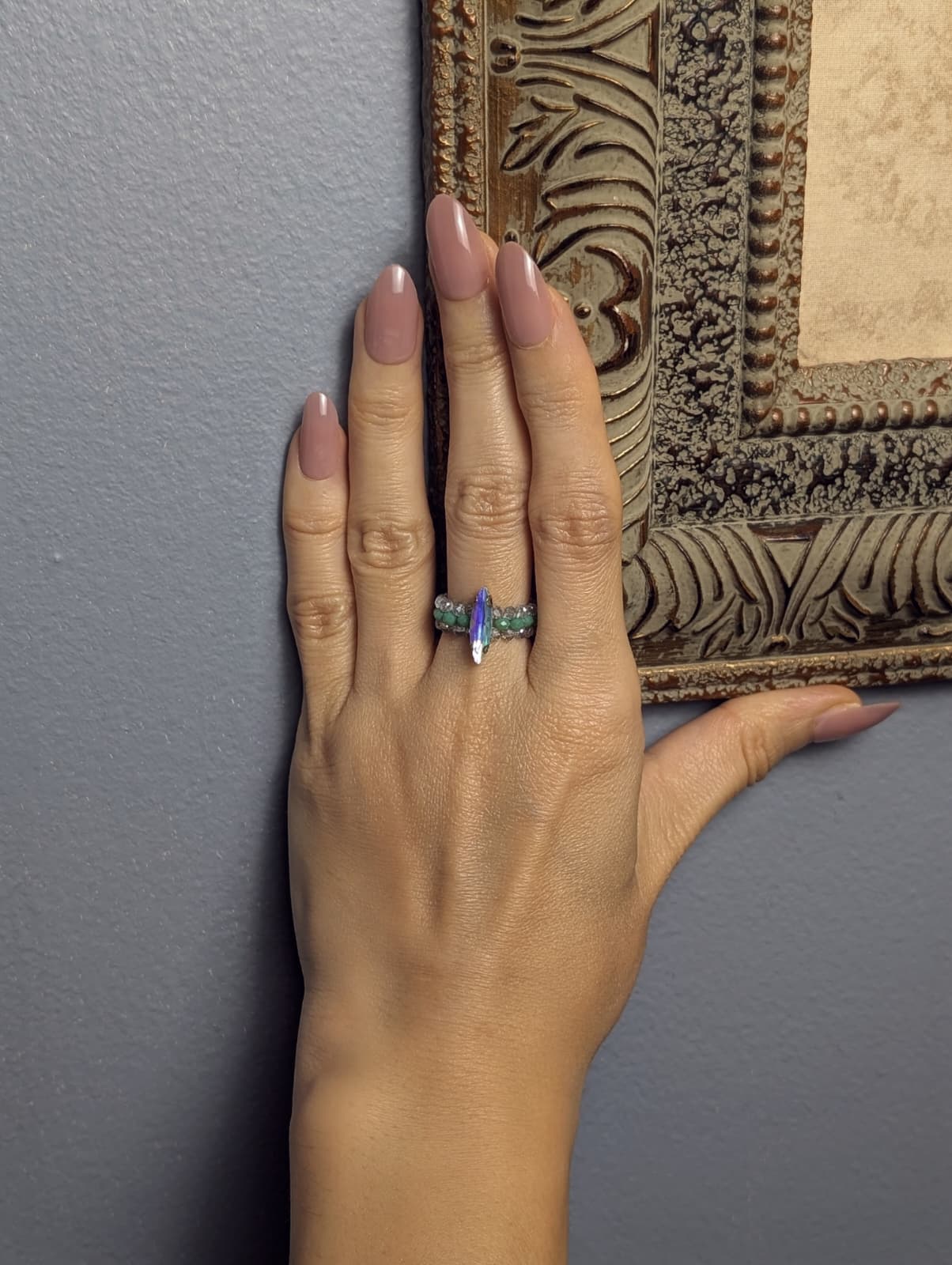 Aura of Nereus Beaded Ring