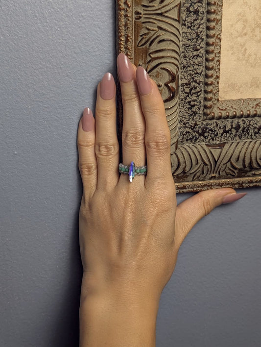 Aura of Nereus Beaded Ring