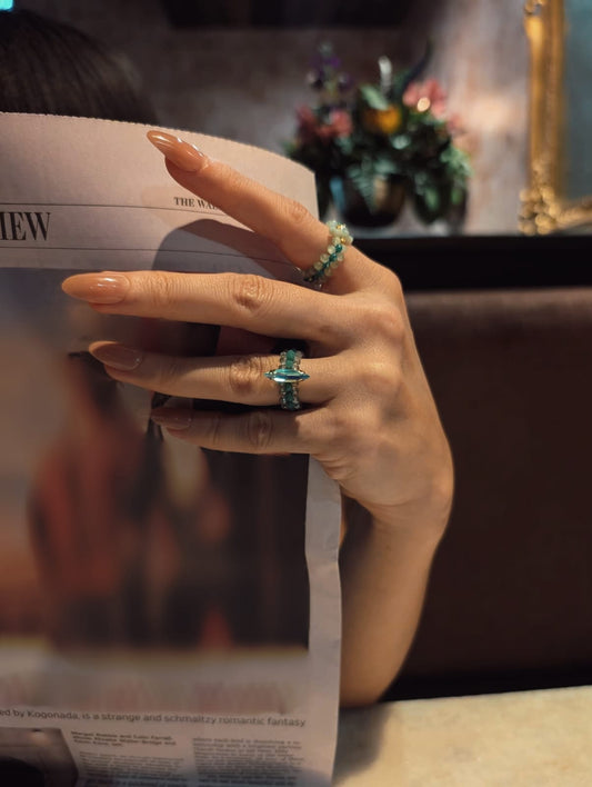 Aura of Nereus Beaded Ring