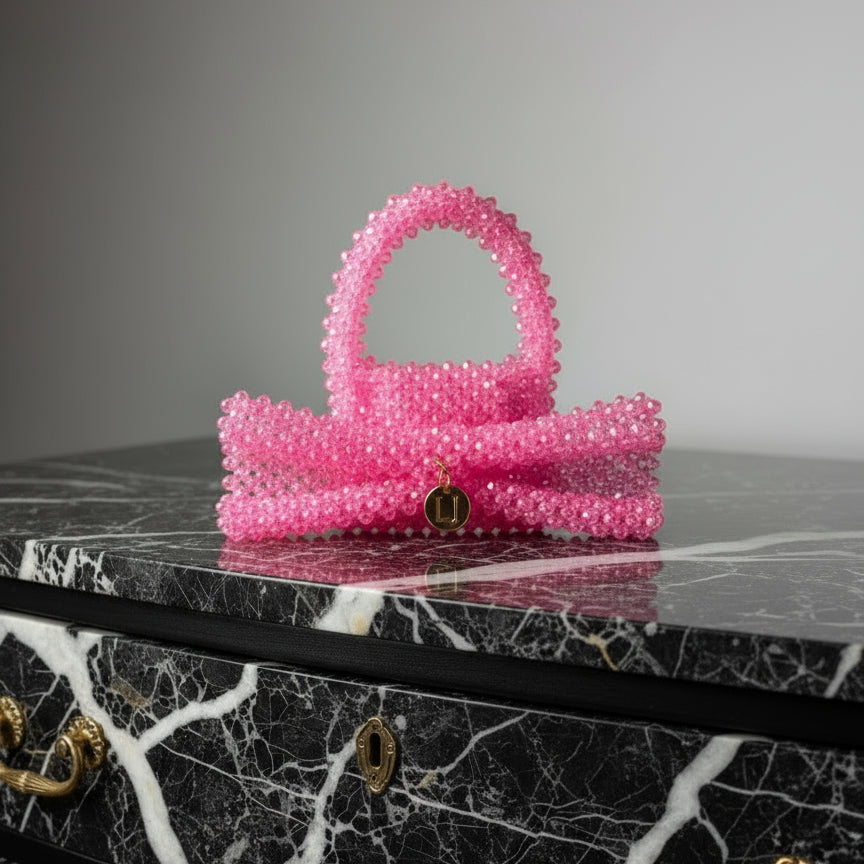 Cupid's Bow Mini Crystal Bag