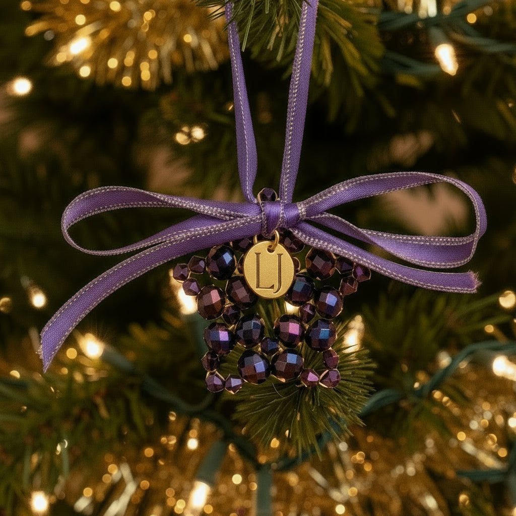 Crystal Beaded Snowflake Ornament