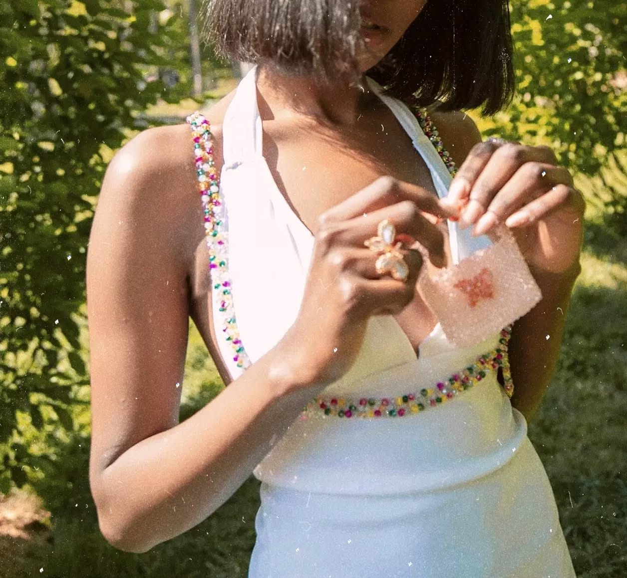 Crystal Beaded Mini Bags