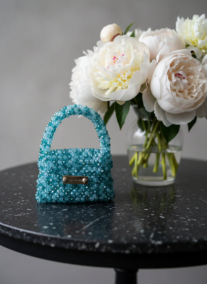 Ocean Hue Mini Crystal Bag