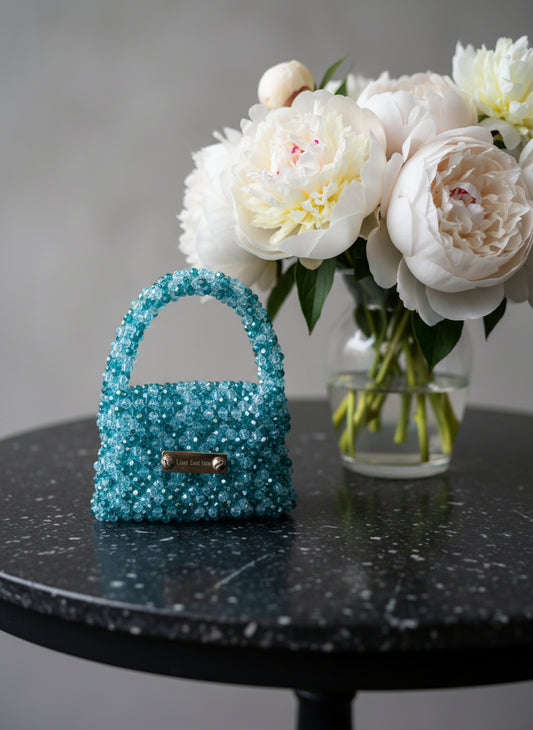 Ocean Hue Mini Crystal Bag