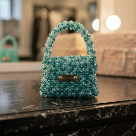 Ocean Hue Mini Crystal Bag