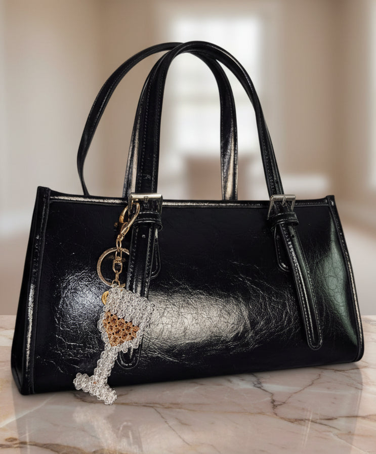 "Red or White?" Wine Glass Charm