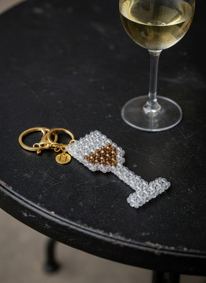 "Red or White?" Wine Glass Charm