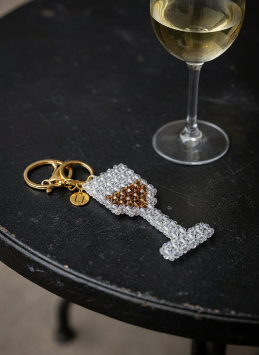 "Red or White?" Wine Glass Charm