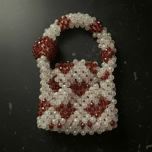 Rendezvous Crystal Beaded Mini Bag