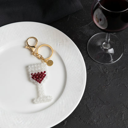 "Red or White?" Wine Glass Charm