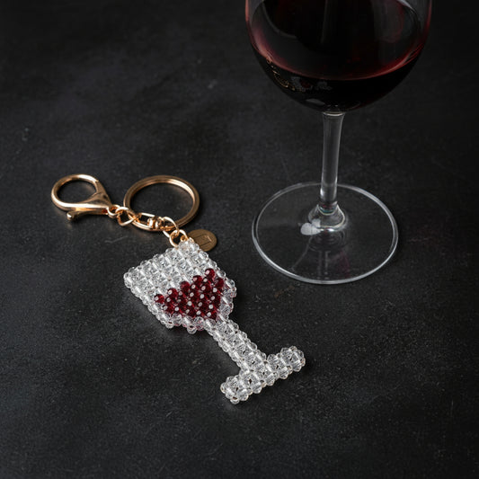 "Red or White?" Wine Glass Charm