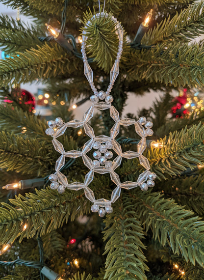 Crystal Geometry Crystal Beaded Christmas Ornament