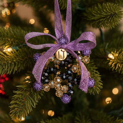 Crystal Beaded Snowflake Ornament