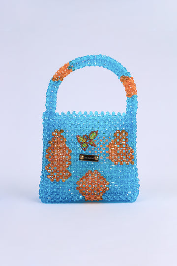 Pretty Butterfly Crystal Bag