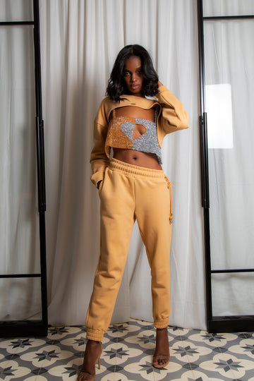 Amber High-cropped Sweatshirt